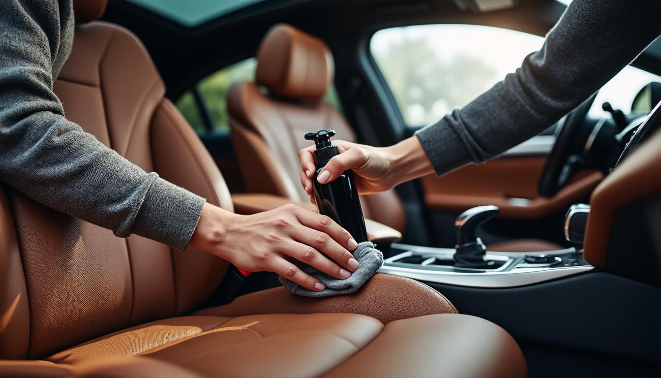 découvrez nos conseils pratiques pour l'entretien du cuir de votre voiture et préservez l'intérieur de votre véhicule en parfait état.
